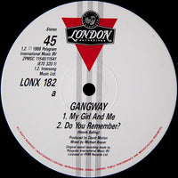 Gangway : My Girl And Me (12", Single)