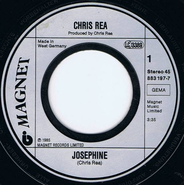 Chris Rea : Josephine (7", Single)
