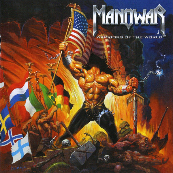 Manowar : Warriors Of The World (CD, Album, RE, RM, 10t)