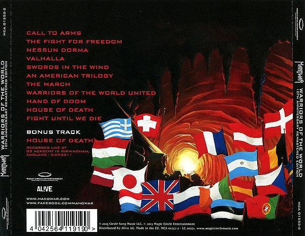 Manowar : Warriors Of The World (CD, Album, RE, RM, 10t)