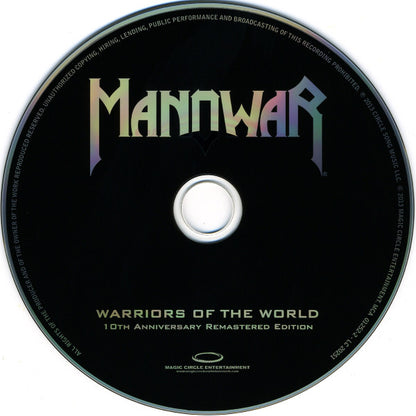 Manowar : Warriors Of The World (CD, Album, RE, RM, 10t)