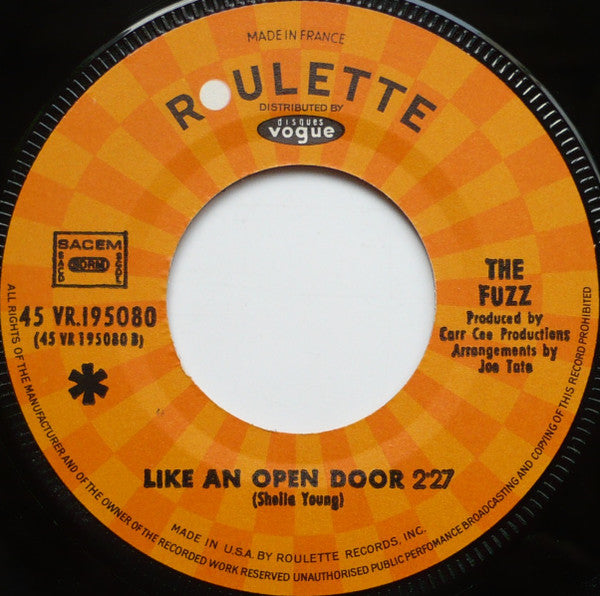 The Fuzz (4) : I'm So Glad  (7", Single)