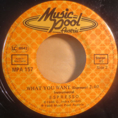 Espresso (2) : Say (7", Single)