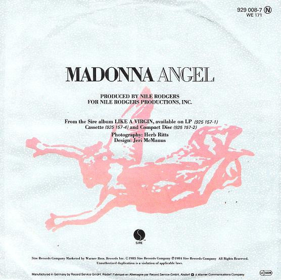 Madonna : Angel (7", Single)