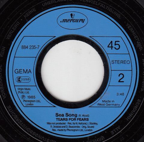 Tears For Fears : I Believe (A Soulful Re-Recording) (7", Single)