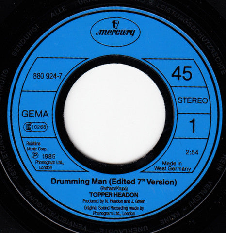 Topper Headon : Drumming Man (7", Single)