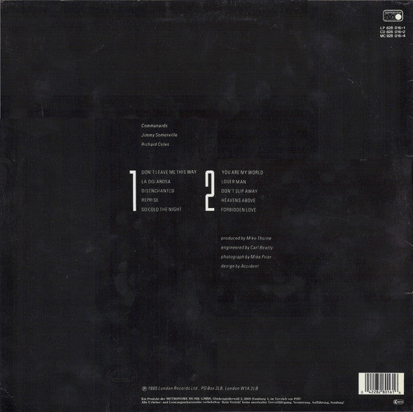 Communards* : Communards (LP, Album)