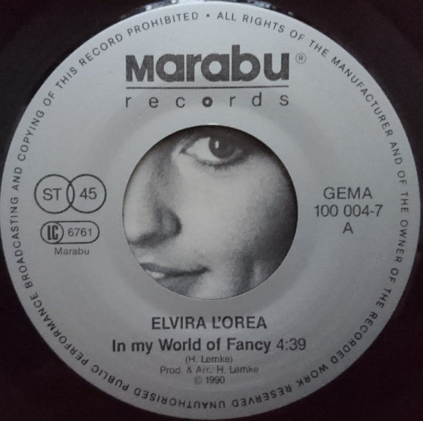 Elvira L'Orea : In My World Of Fancy (7")