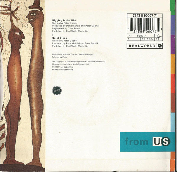 Peter Gabriel : Digging In The Dirt (7", Single)