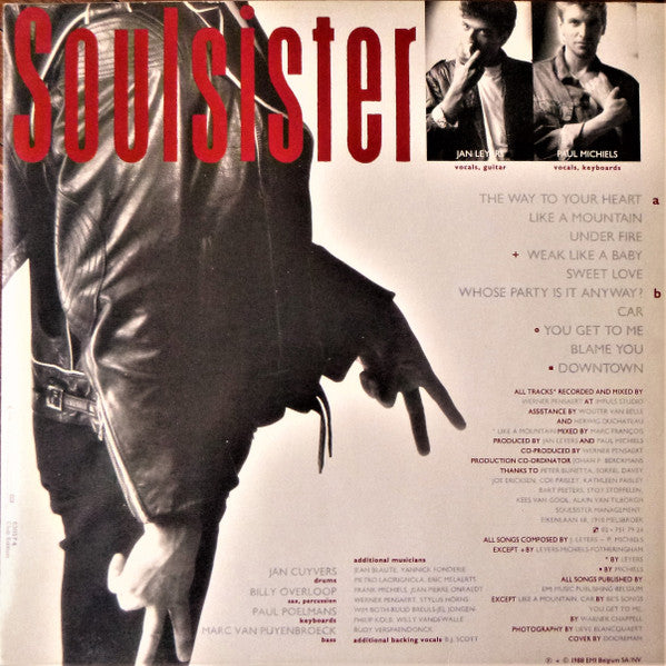 Soulsister : It Takes Two (LP, Album, Clu)