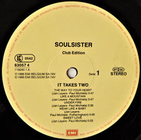 Soulsister : It Takes Two (LP, Album, Clu)