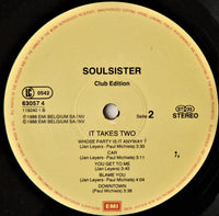 Soulsister : It Takes Two (LP, Album, Clu)