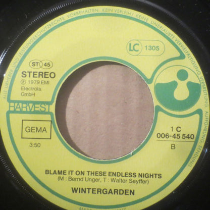 Wintergarden : Judy's Blue Monday Cafe (7", Single)