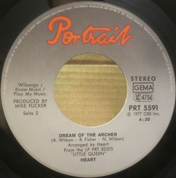 Heart : Kick It Out (7", Single)