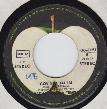 Radha Krsna Temple* : Govinda (7", Single)