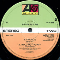 Sister Sledge : Frankie (Club Mix + Dub Mix) (12", Single)