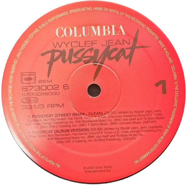 Wyclef Jean Feat Busta Rhymes & Loon : Pussycat (12")