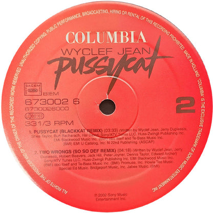Wyclef Jean Feat Busta Rhymes & Loon : Pussycat (12")