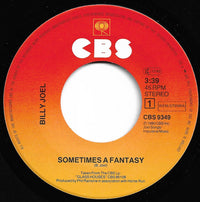 Billy Joel : Sometimes A Fantasy (7", Single)