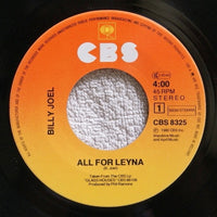 Billy Joel : All For Leyna (7", Single)