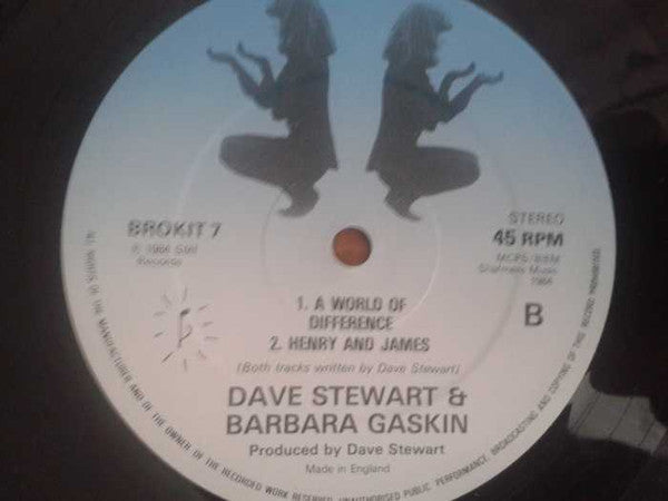 Dave Stewart & Barbara Gaskin : I'm In A Different World (12")