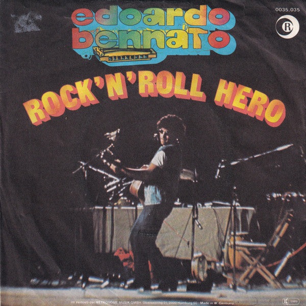 Edoardo Bennato : Rock 'N' Roll Hero / Tower Of Babel (7", Single)