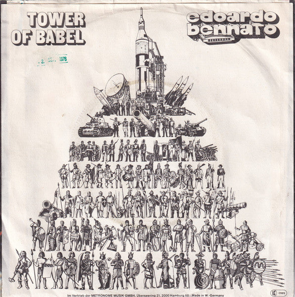 Edoardo Bennato : Rock 'N' Roll Hero / Tower Of Babel (7", Single)