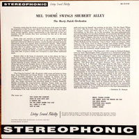 Mel Tormé, Marty Paich Orchestra : Swings Shubert Alley (LP, Album, RE, 180)