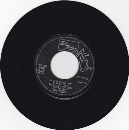 Michael Jackson : Ain't No Sunshine (7", Single, Pin)