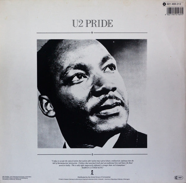U2 : Pride (In The Name Of Love) (12", Maxi)