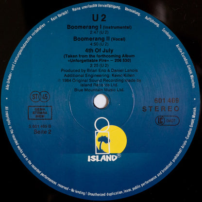 U2 : Pride (In The Name Of Love) (12", Maxi)