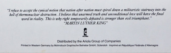 U2 : Pride (In The Name Of Love) (12", Maxi)