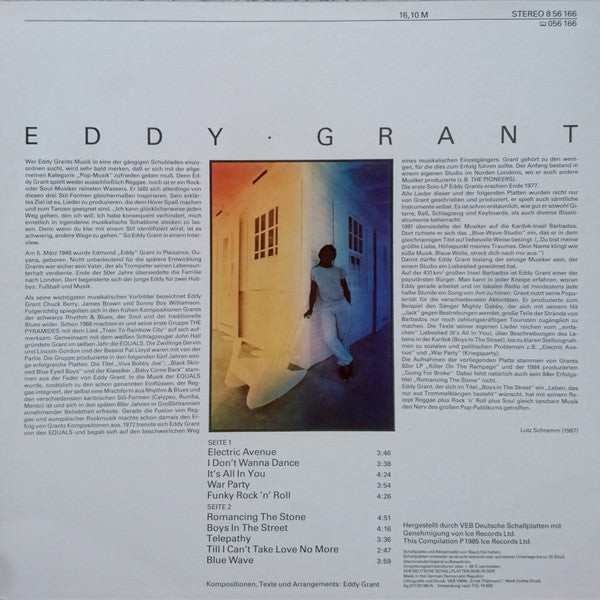 Eddy Grant : Eddy Grant (LP, Comp)