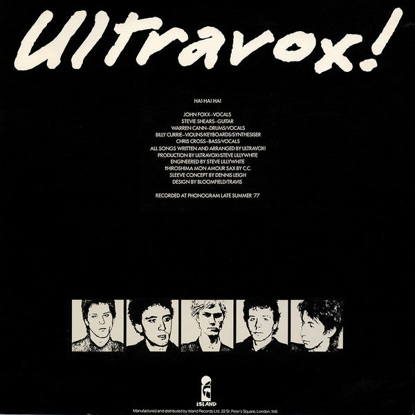 Ultravox!* : Ha!-Ha!-Ha! (LP, Album)
