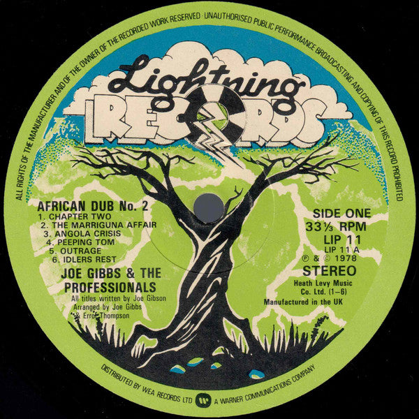 Joe Gibbs & The Professionals : African Dub - All Mighty - Chapter Two (LP, Album)