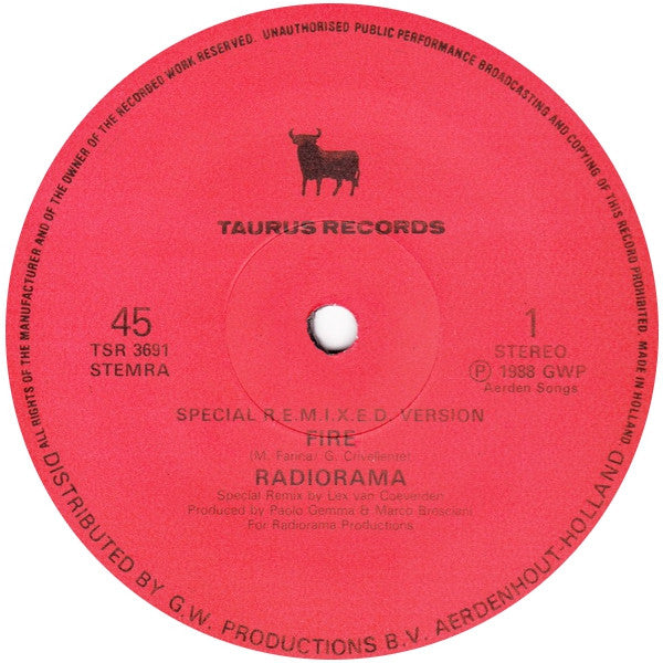 Radiorama : Fire (12")