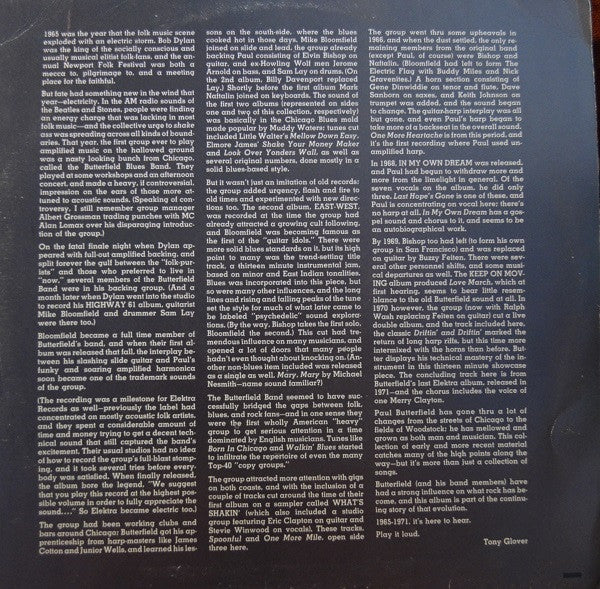 The Paul Butterfield Blues Band : Golden Butter, The Best Of The Paul Butterfield Blues Band (2xLP, Comp, Gat)