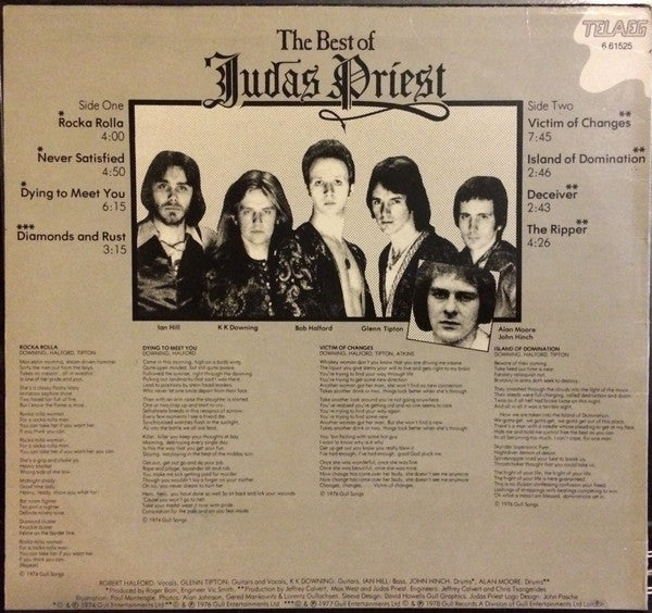 Judas Priest : The Best Of (LP, Comp, RE)