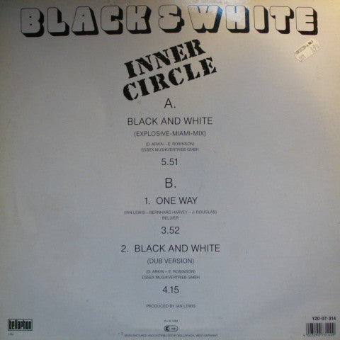 Inner Circle : Black & White (12", Maxi)