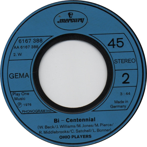 Ohio Players : Who'd She Coo? / Bi-Centennial (7")