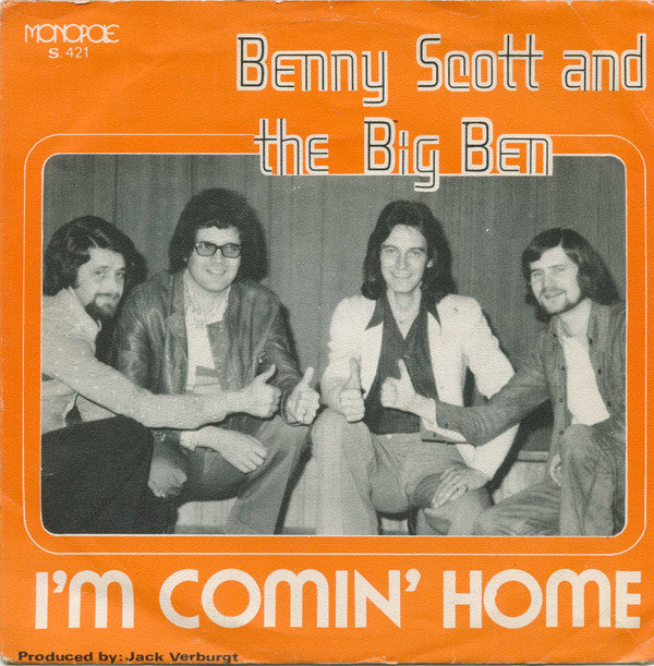 Benny Scott And The Big Ben : Angel / I'm Coming Home (7")
