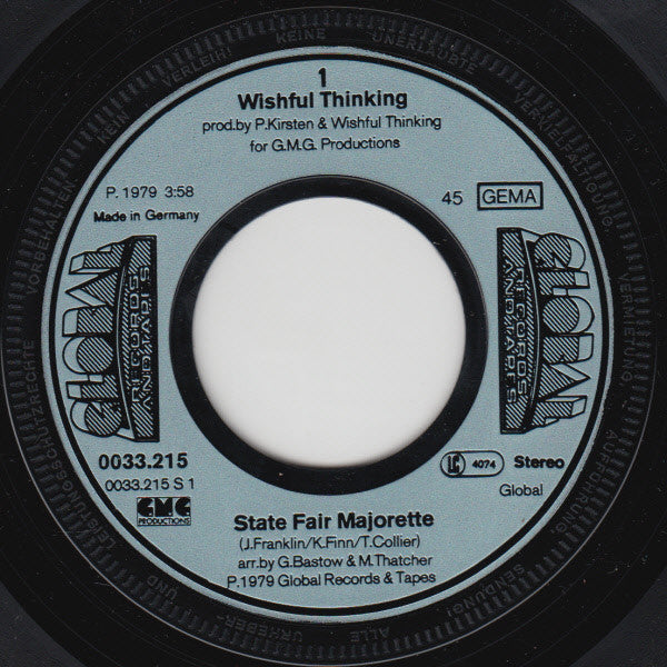 Wishful Thinking : State Fair Majorette (7", Single)