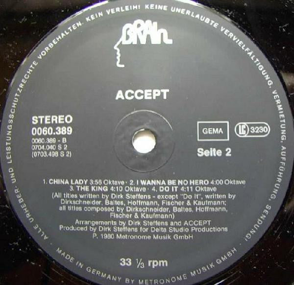 Accept : Accept (LP, Album, RE, 3rd)