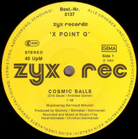 X Point Q : Cosmic Balls / Magma Effectmyx (12")