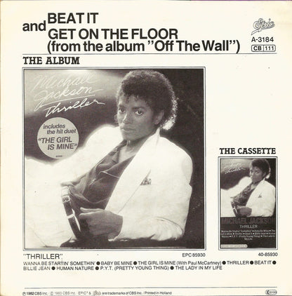 Michael Jackson : Beat It (7", Single)