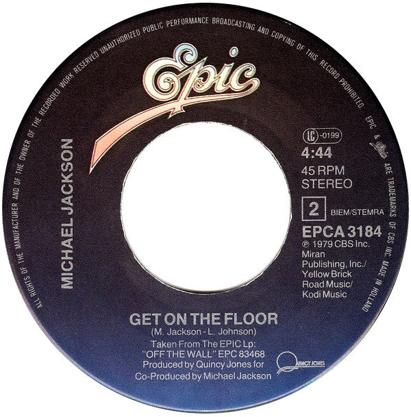 Michael Jackson : Beat It (7", Single)