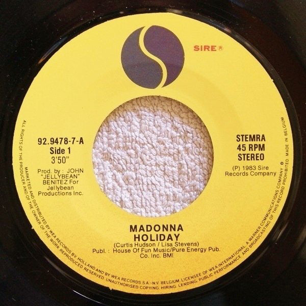 Madonna : Holiday (7", Single)