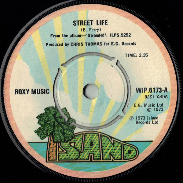 Roxy Music : Street Life (7", Single)