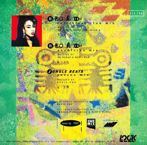 Dr. Alban Featuring Leila K.* : Hello Afrika (12")
