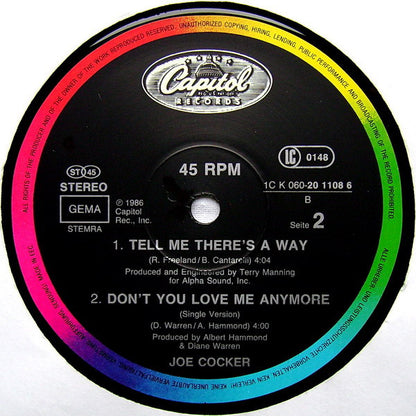 Joe Cocker : Don't You Love Me Anymore? (12", Maxi)